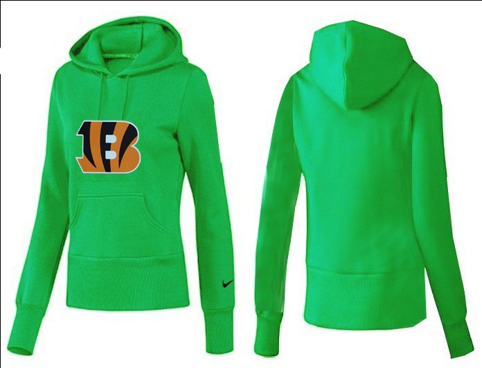 Nike Cincinnati Bengals Green Hoodie for Women