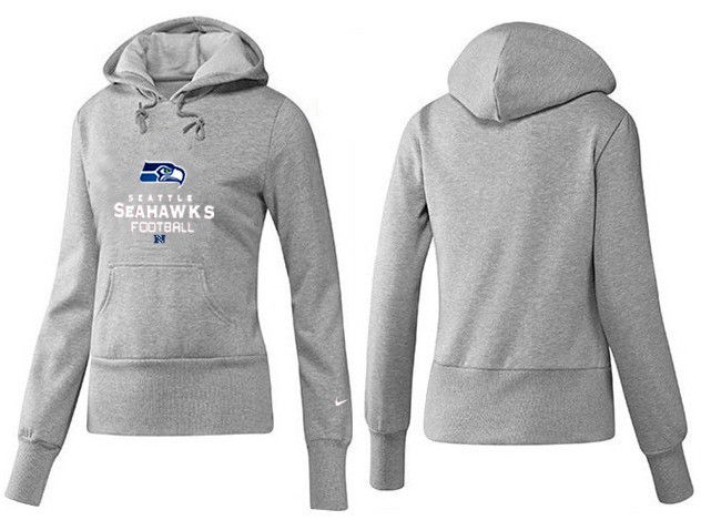 Nike Seattle Seahawks Grey Color Hoodie for Women