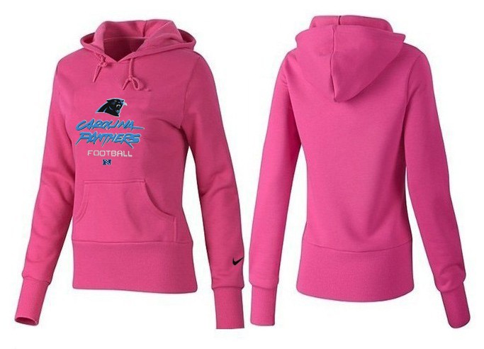 Nike Carolina Panthers Women Pink Color Hoodie