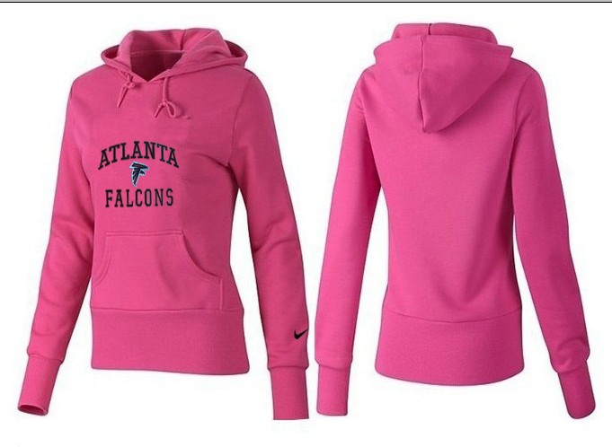 Nike Atlanta Falcons Pink Color Women Hoodie