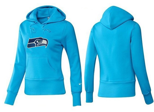 Nike Seattle Seahawks Light Blue Women Hoodie