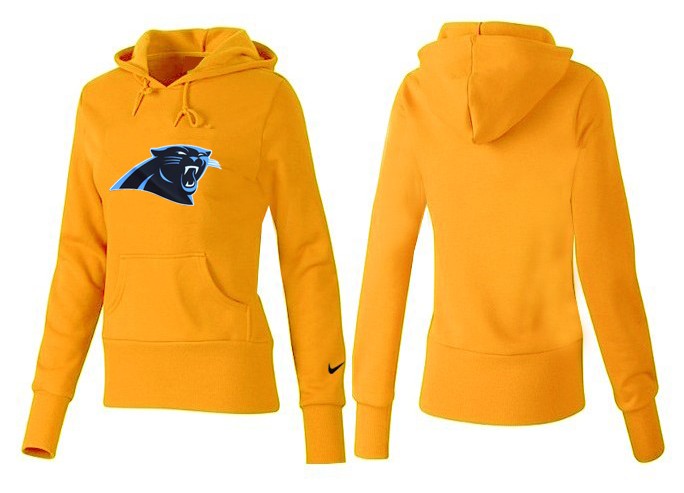 Nike Carolina Panthers Yellow Women Hoodie