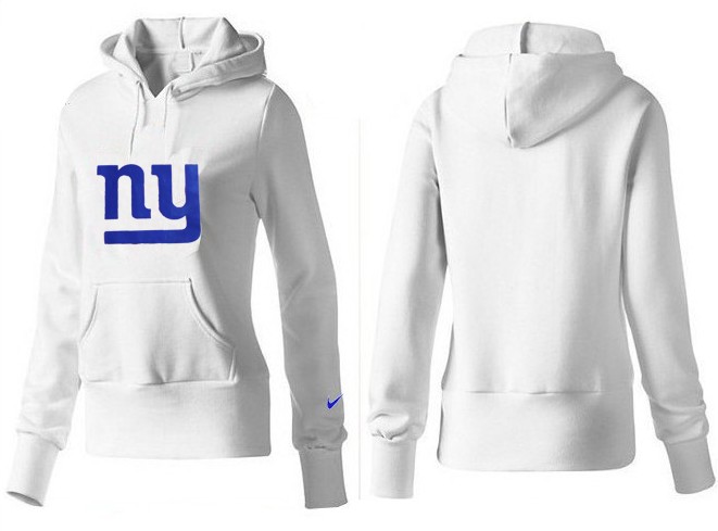 Nike New York Giants White Color Women Hoodie