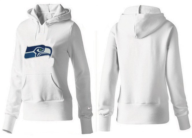 Nike Seattle Seahawks White Women Hoodie