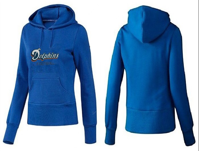 Nike Miami Dolphins Blue Color Women Hoodie