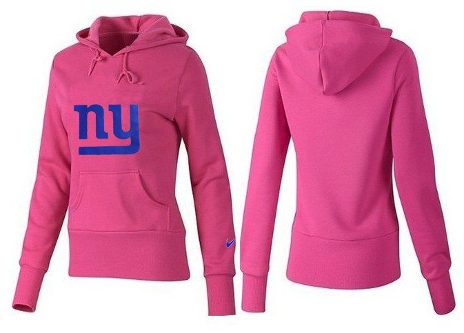 Nike New York Giants Pink Color Women Hoodie