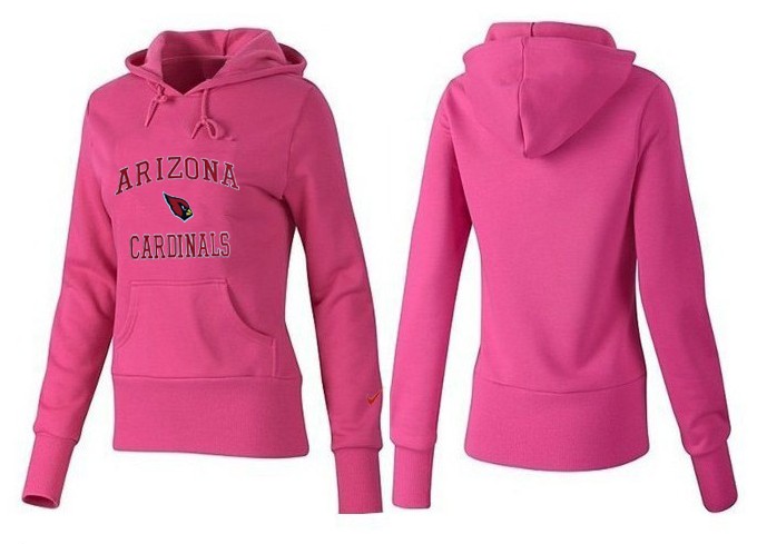 Nike Arizona Cardinals Pink Color Women Hoodie