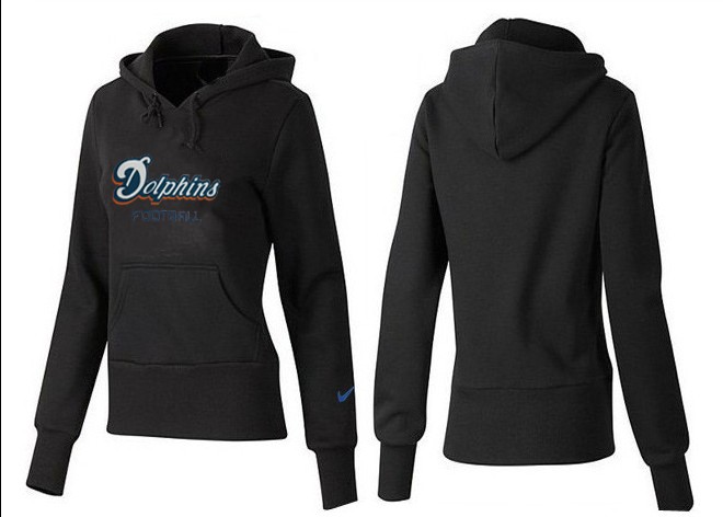 Nike Miami Dolphins Black Color Women Hoodie