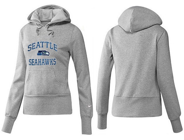 Nike Seattle Seahawks Grey Color Women Hoodie