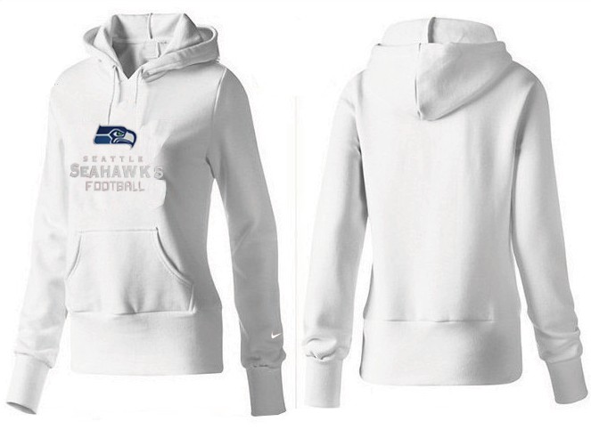 Nike Seattle Seahawks Women White Color Hoodie