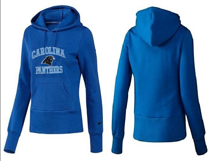 Nike Carolina Panthers Women  Blue Hoodie