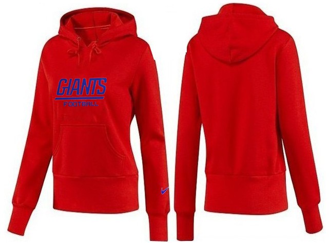 Nike New York Giants Red for Women Hoodie