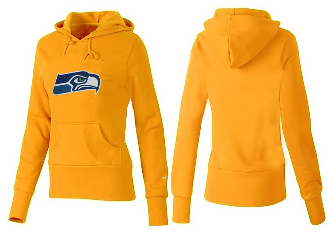 Nike Seattle Seahawks Yellow Women Hoodie