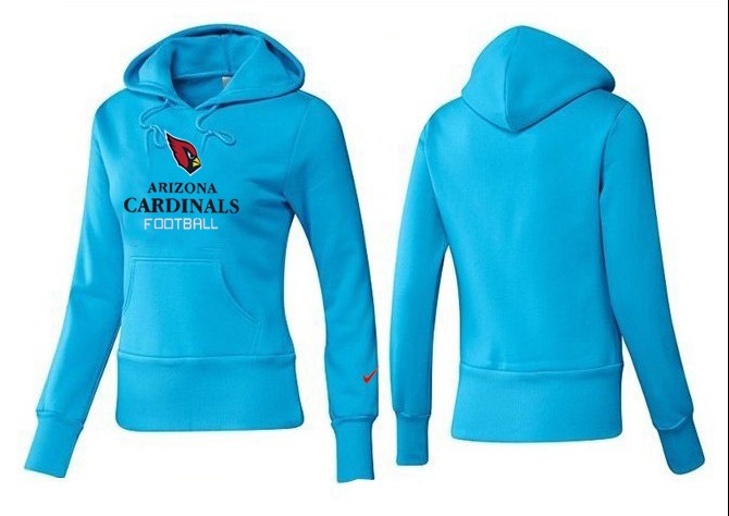 Nike Arizona Cardinals L.Blue Hoodie for Women