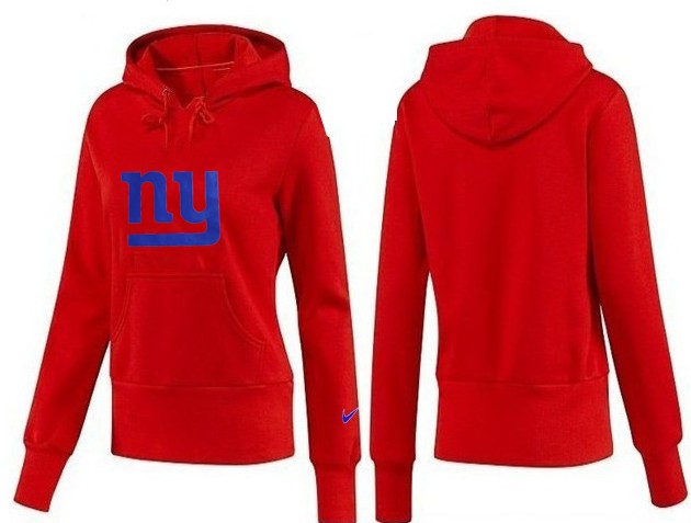 Nike New York Giants Red Color Women Hoodie