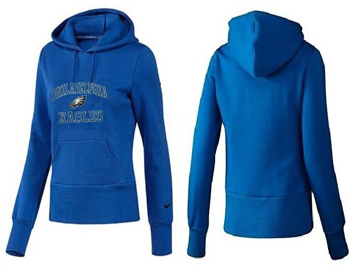 Nike Philadelphia Eagles Blue Color Hoodie Women