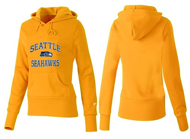 Nike Seattle Seahawks Yellow Color Women Hoodie