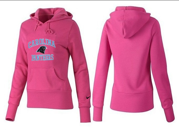 Nike Carolina Panthers Pink Color Women Hoodie