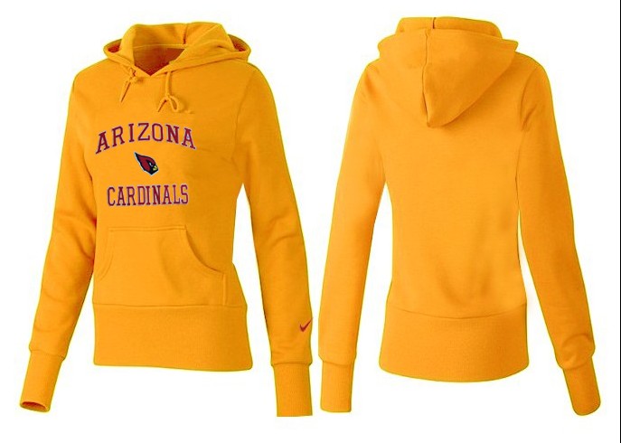 Nike Arizona Cardinals Yellow Color Women Hoodie