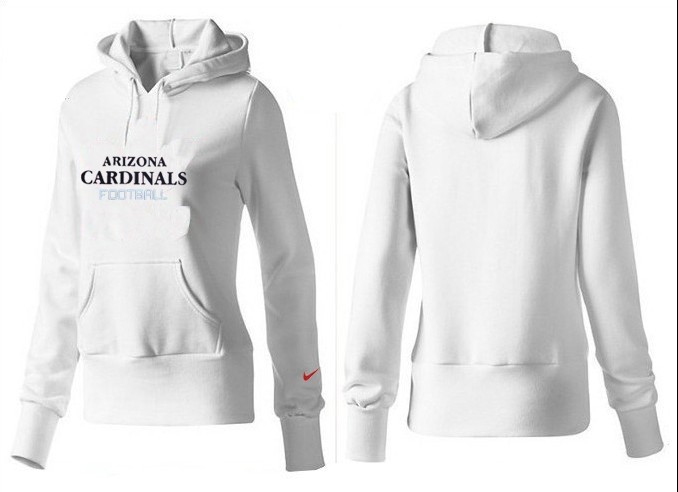 Nike Arizona Cardinals Women White Hoodie