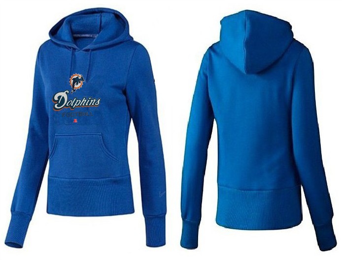 Nike Miami Dolphins Women Blue Color Hoodie