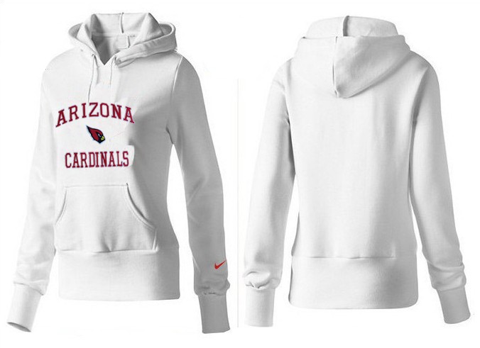 Nike Arizona Cardinals White Color Women Hoodie