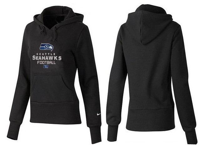 Nike Seattle Seahawks Women Black Color Hoodie