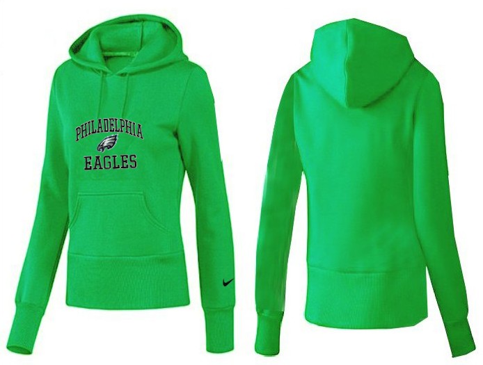 Nike Philadelphia Eagles Green Color Women Hoodie