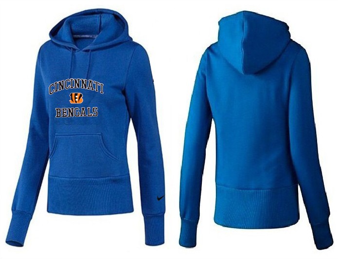 Nike Cincinnati Bengals Blue Women Hoodie