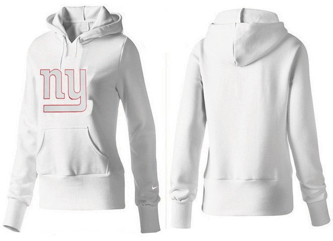 Nike New York Giants White Women Hoodie