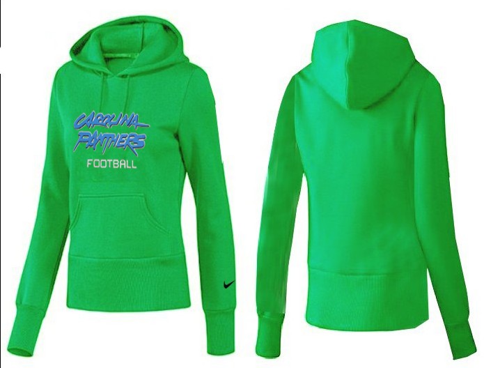 Nike Carolina Panthers Green Color Women Hoodie