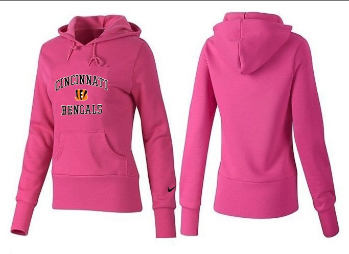 Nike Cincinnati Bengals Pink Hoodie Women
