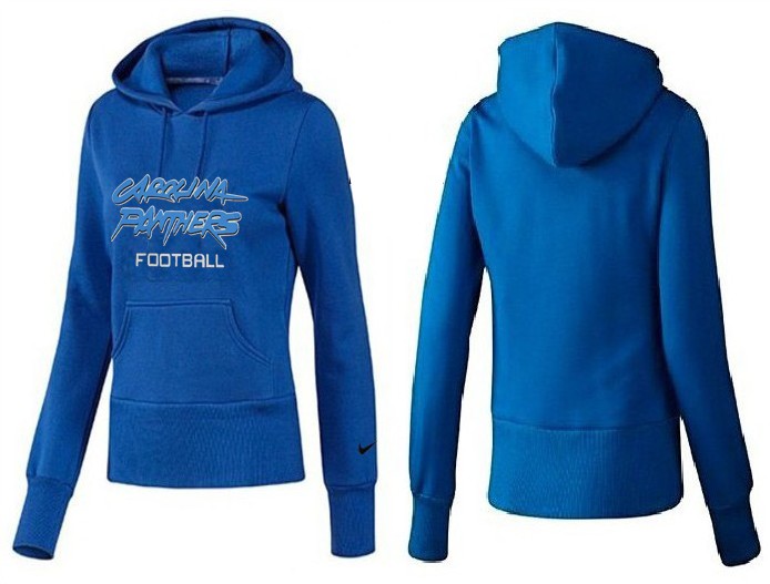 Nike Carolina Panthers Women Blue Color Hoodie