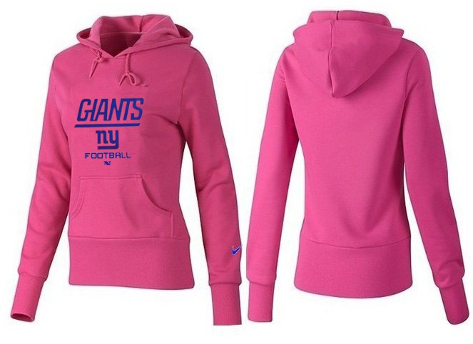Nike New York Giants Women  Pink Hoodie