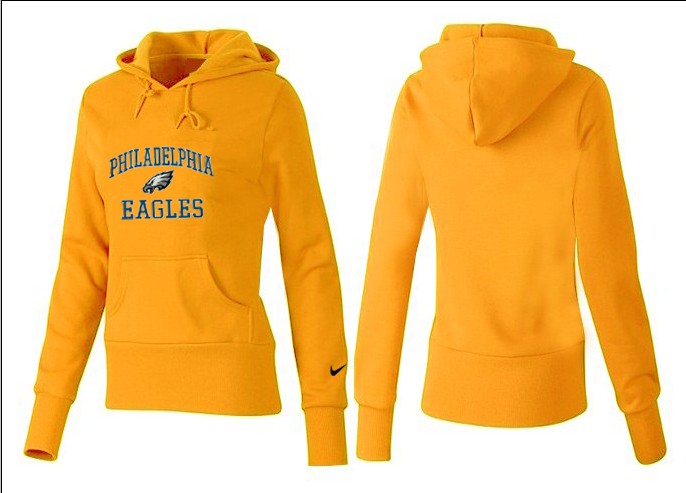 Nike Philadelphia Eagles Yellow Women Hoodie