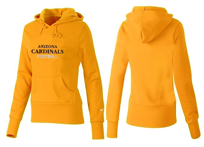 Nike Arizona Cardinals Women Yellow Hoodie