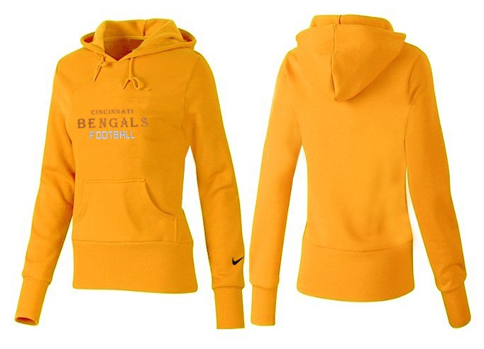 Nike Cincinnati Bengals Yellow Hoodie Women