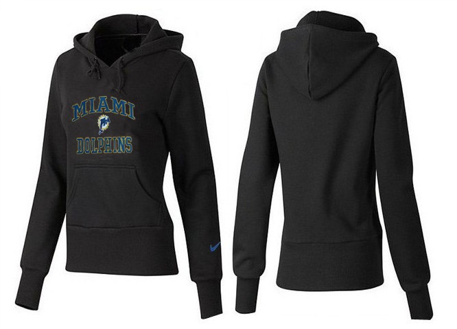 Nike Miami Dolphins Women Black Hoodie