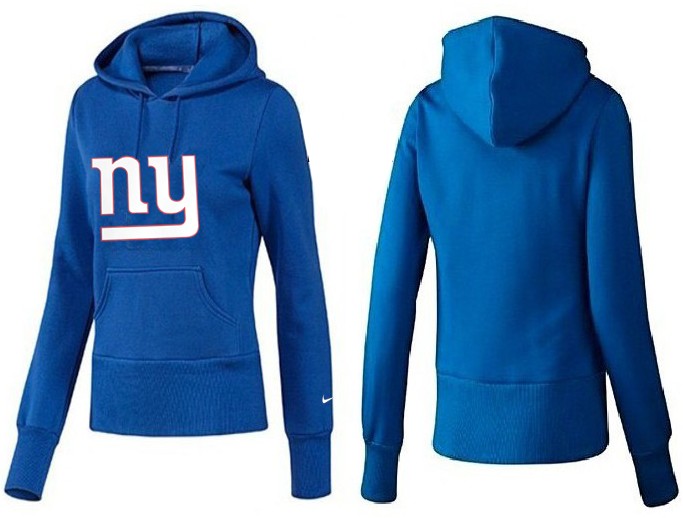 Nike New York Giants Blue Women Hoodie