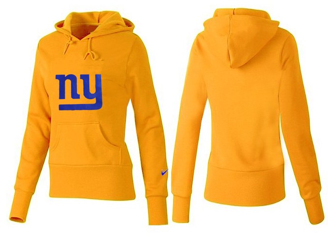 Nike New York Giants Yellow Color Women Hoodie