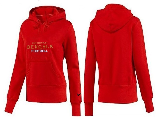 Nike Cincinnati Bengals Red Color Hoodie Women