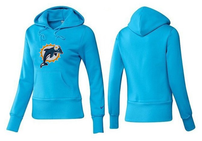 Nike Miami Dolphins Light Blue Women Hoodie