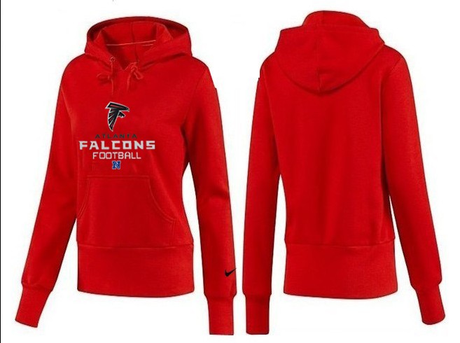 Nike Atlanta Falcons Red Hoodie for Women