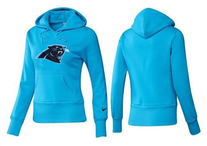 Nike Carolina Panthers Light Blue Women Hoodie