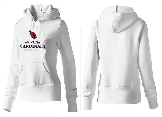 Nike Arizona Cardinals Women White Color Hoodie