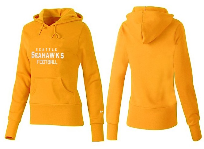 Nike Seattle Seahawks Women Yellow  Color Hoodie