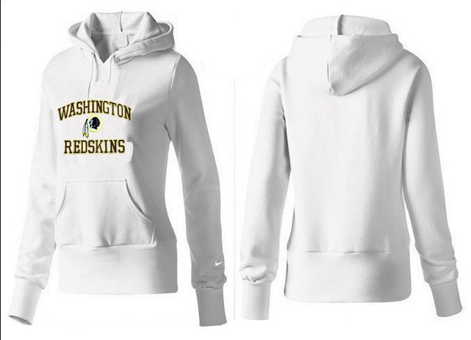 Nike Washington Redskins White Color Women Hoodie