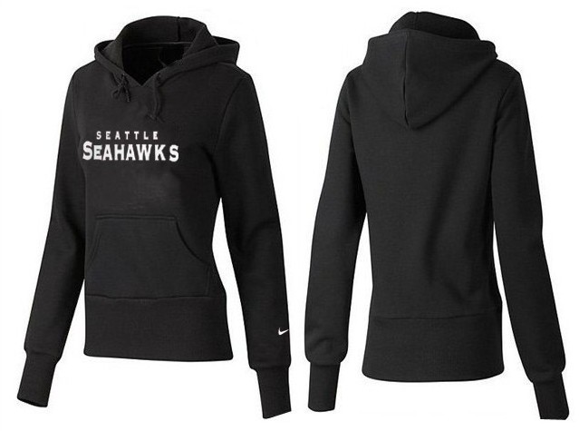 Nike Seattle Seahawks Women Black Hoodie