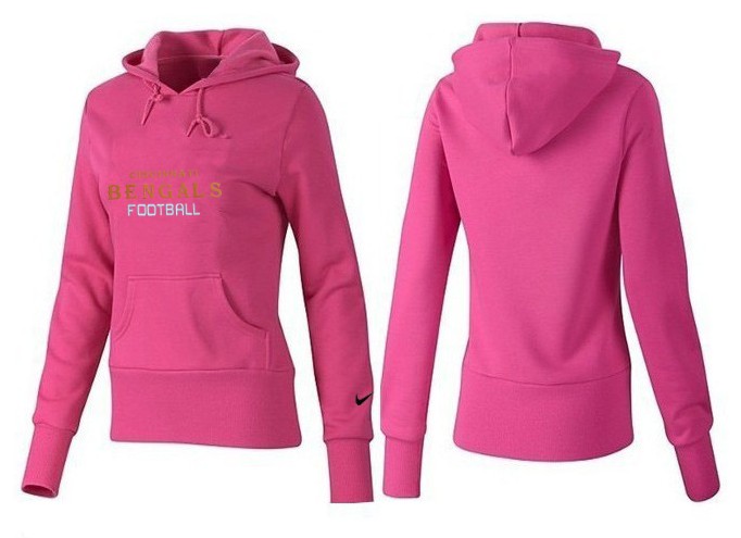 Nike Cincinnati Bengals Pink Color Hoodie for Women
