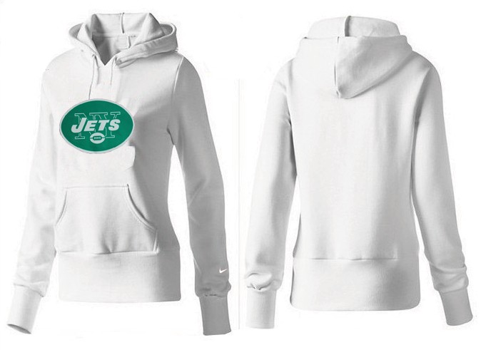 Nike New York Jets White Women Hoodie